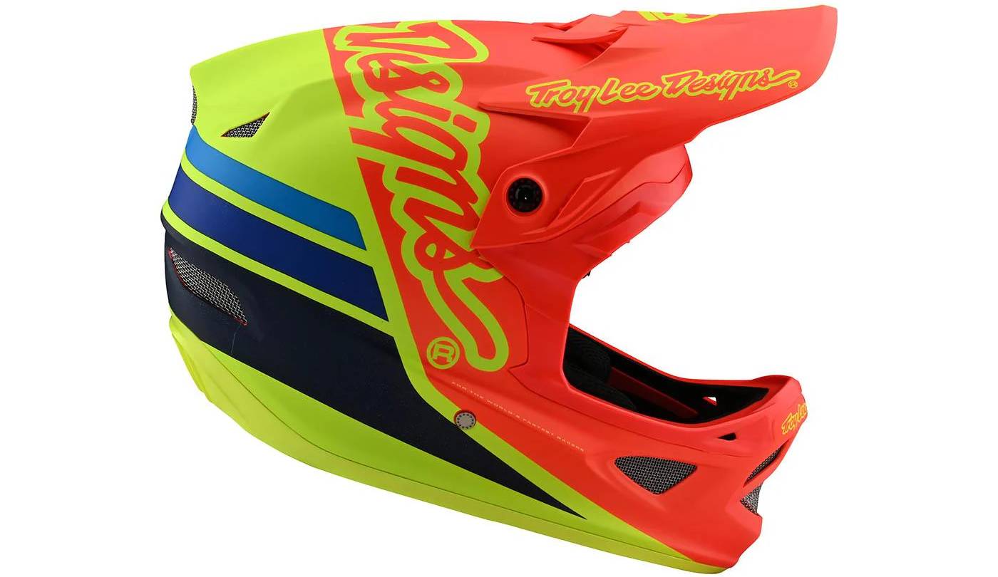 Вело шолом TLD D3 Fiberlite розмір S (54-55 см) Silhoette Orange/Yellow 4