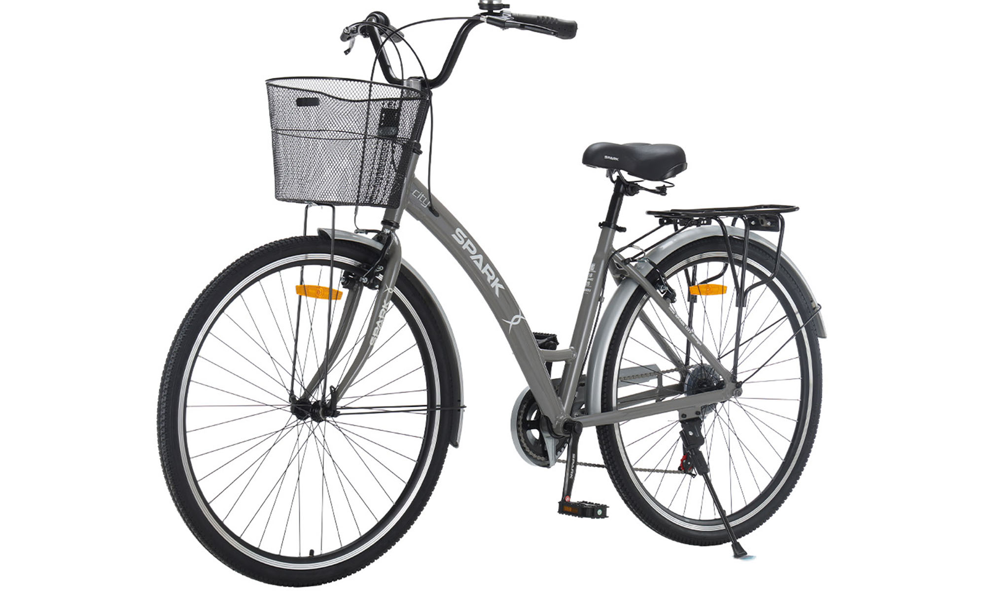 Велосипед SPARK CITY REINE 28", размер L, рама 18", год 2026, серый 3 Велосипед SPARK CITY REINE 28", размер L, рама 18", год 2026, серый 3
