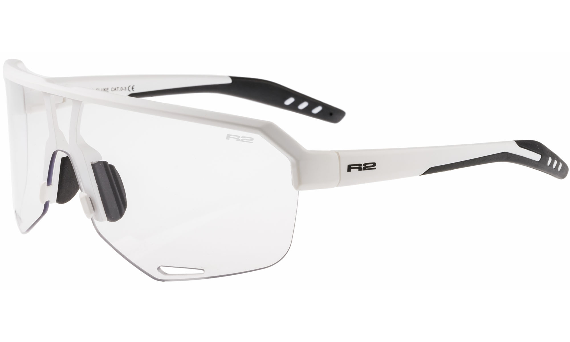 Очки R2 FLUKE белые матовые, линза clear to grey (Photochrom), кат. 0-3 