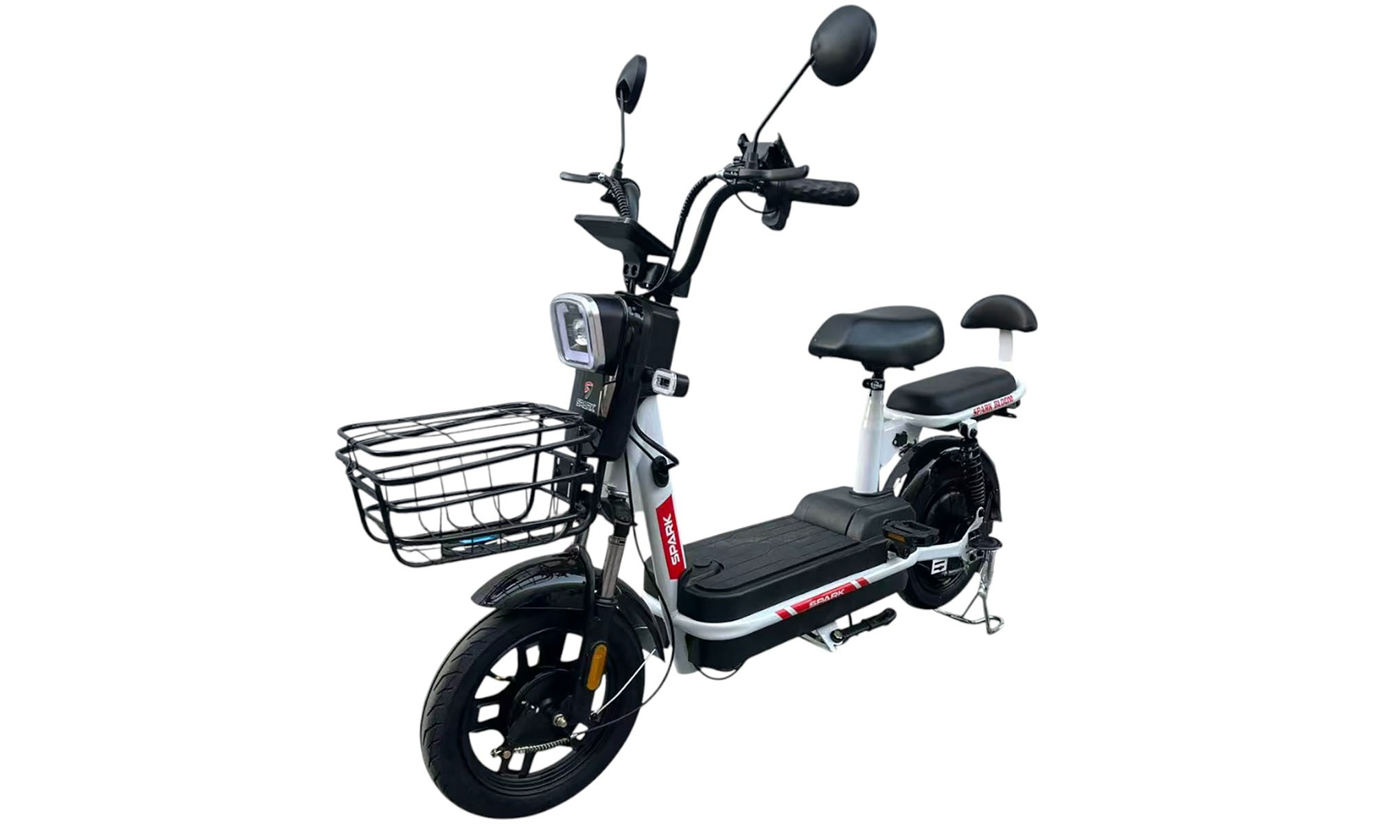 Велосипед з електромотором SPARK BLOOM 14", 48V/400W/12Ah, рік 2026, Чорний 2 Велосипед з електромотором SPARK BLOOM 14", 48V/400W/12Ah, рік 2026, Чорний 2
