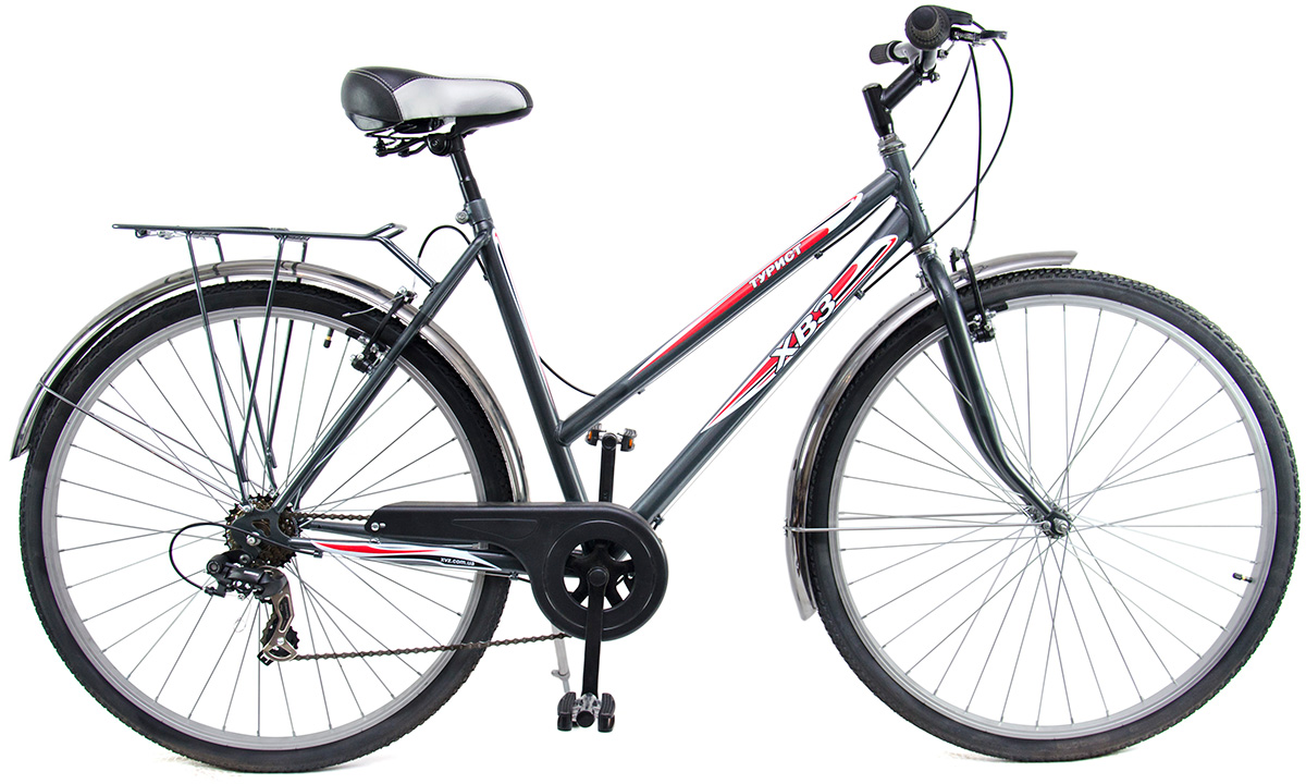 Велосипед дорожный 28" ХВЗ Турист 286 W (2020) 2020 Серый 8