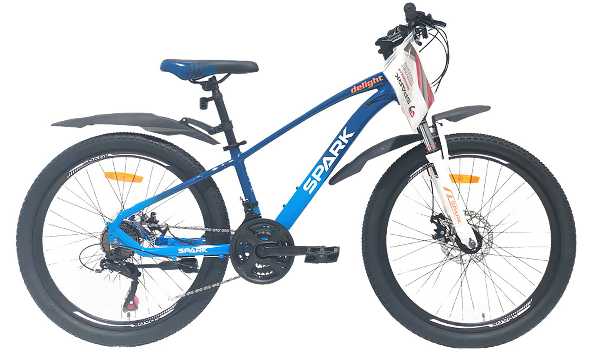 Велосипед SPARK DELIGHT 24", размер XXS, рама 12", 2025, синий 