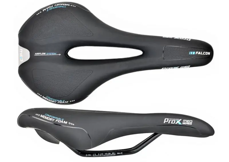 Седло ProX Falcon Med Memory Foam, Reflex. черный 2 Седло ProX Falcon Med Memory Foam, Reflex. черный 2