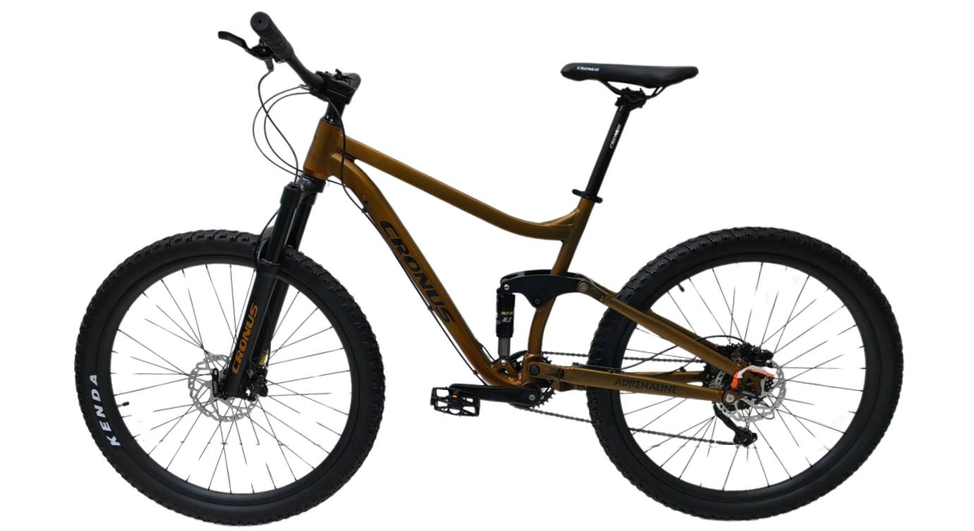 Велосипед Cronus Adrenaline 27.5", рама M розмір 18" (2024), Бронзовий 2