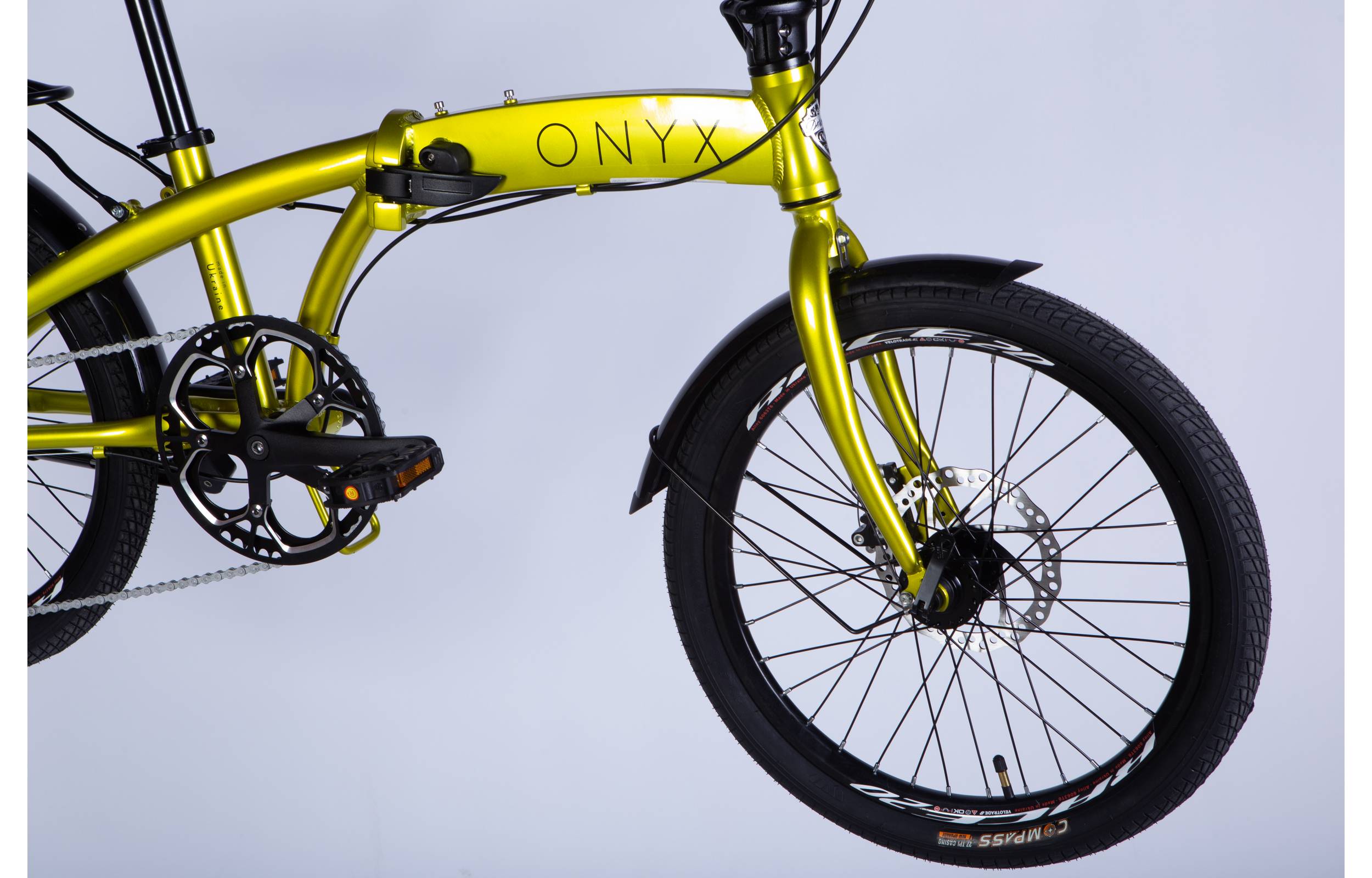 Фотографія Велосипед Dorozhnik ONYX DD 20" рама 10,5" 2025 гірчичний (матовий) 2