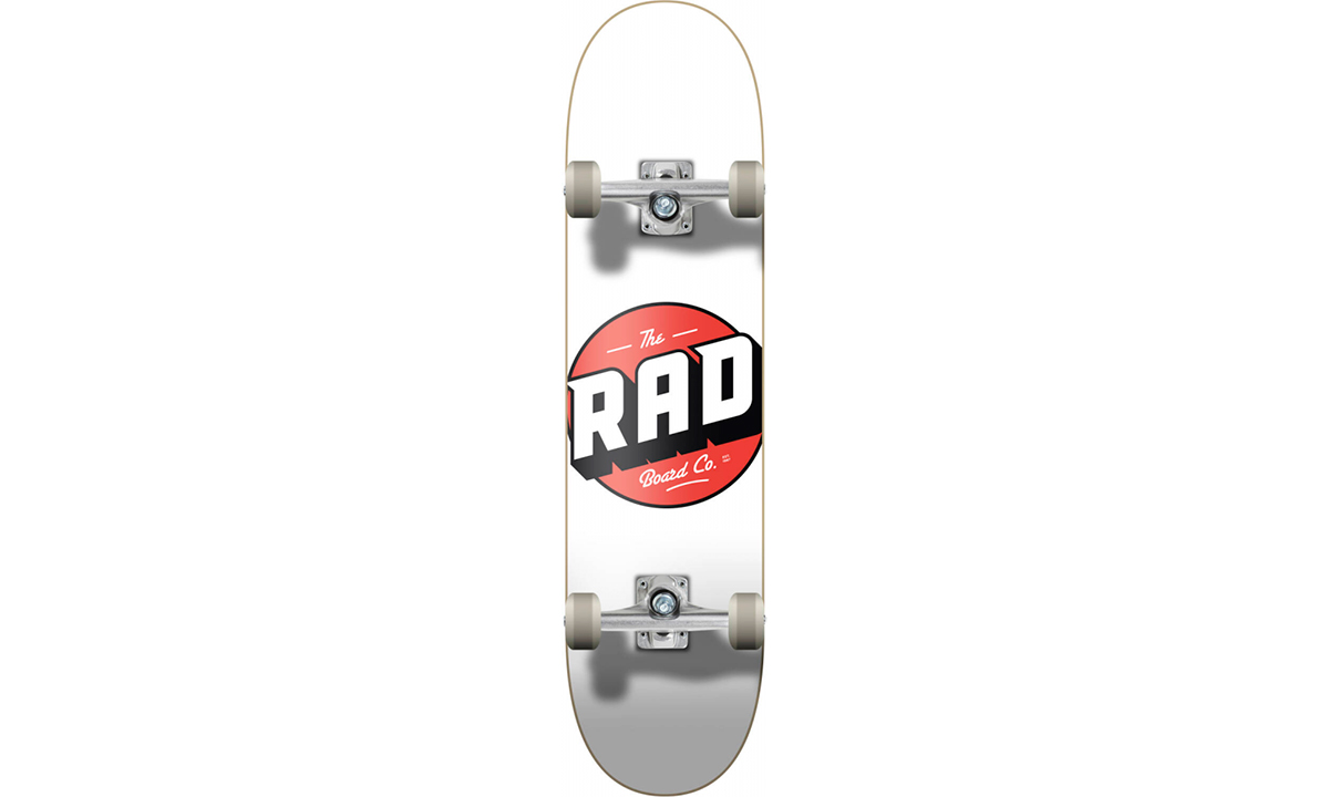 Фотографія Скейтборд RAD Logo Progressive Complete Skateboard 81 х 20 см Білий