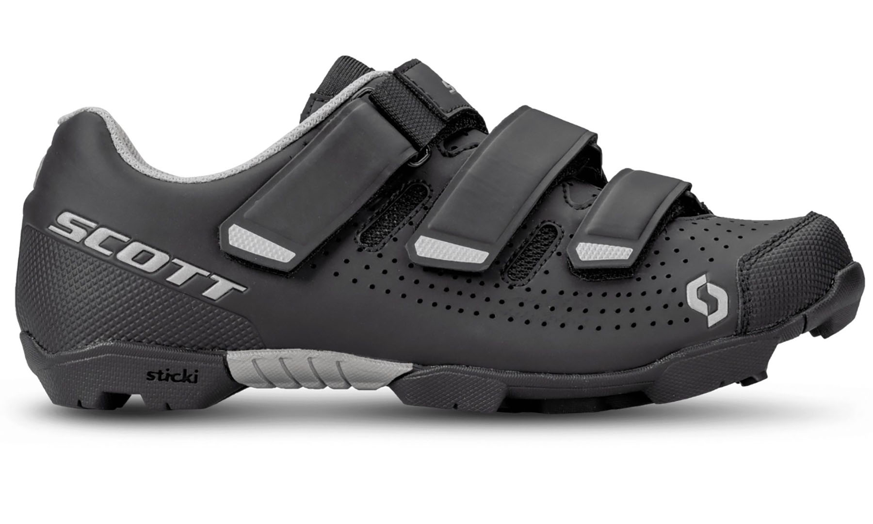Велотуфли SCOTT MTB COMP RS LADY черно/серые, размер 38 5