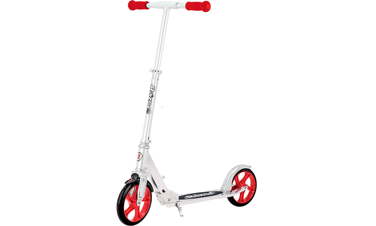 Самокат Razor A5 Lux 2019 Серебристо-красный 7 Самокат Razor A5 Lux 2019 Серебристо-красный 7