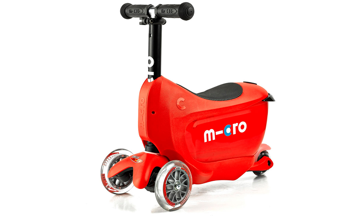 Самокат детский Mini Micro 2go Deluxe Красный 4