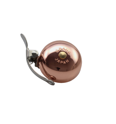 Фотография Звонок CRANE MINI SUZU, Copper, 45мм латунь, топкеп, Светло-коричневый 2
