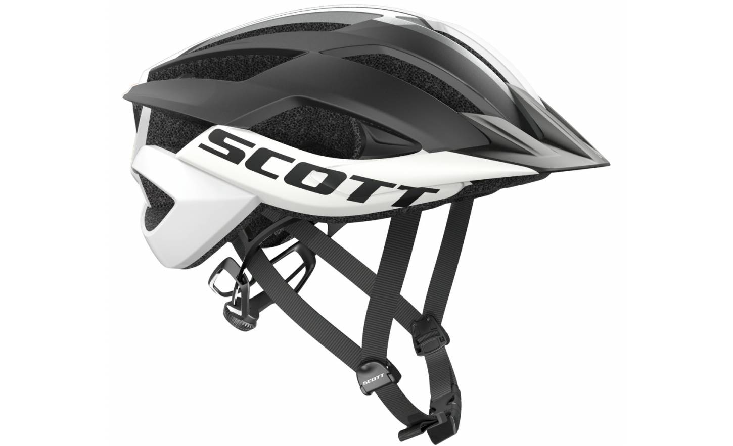 Шолом Scott Arx MTB Plus размер S (51-55 см) Чорний і білий 
