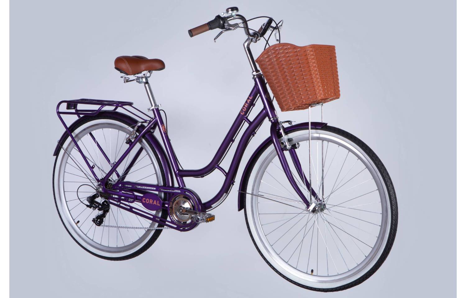 Фотография Велосипед Dorozhnik CORAL Vbr 28" размер L рама 19" 2025 фиолетовый 7