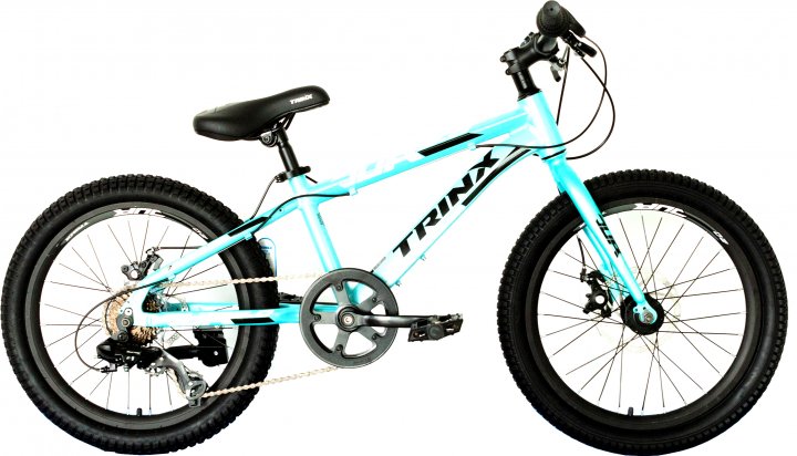 Фотография Детcкий велосипед Trinx Junior 3.0 20" 2021 голубой