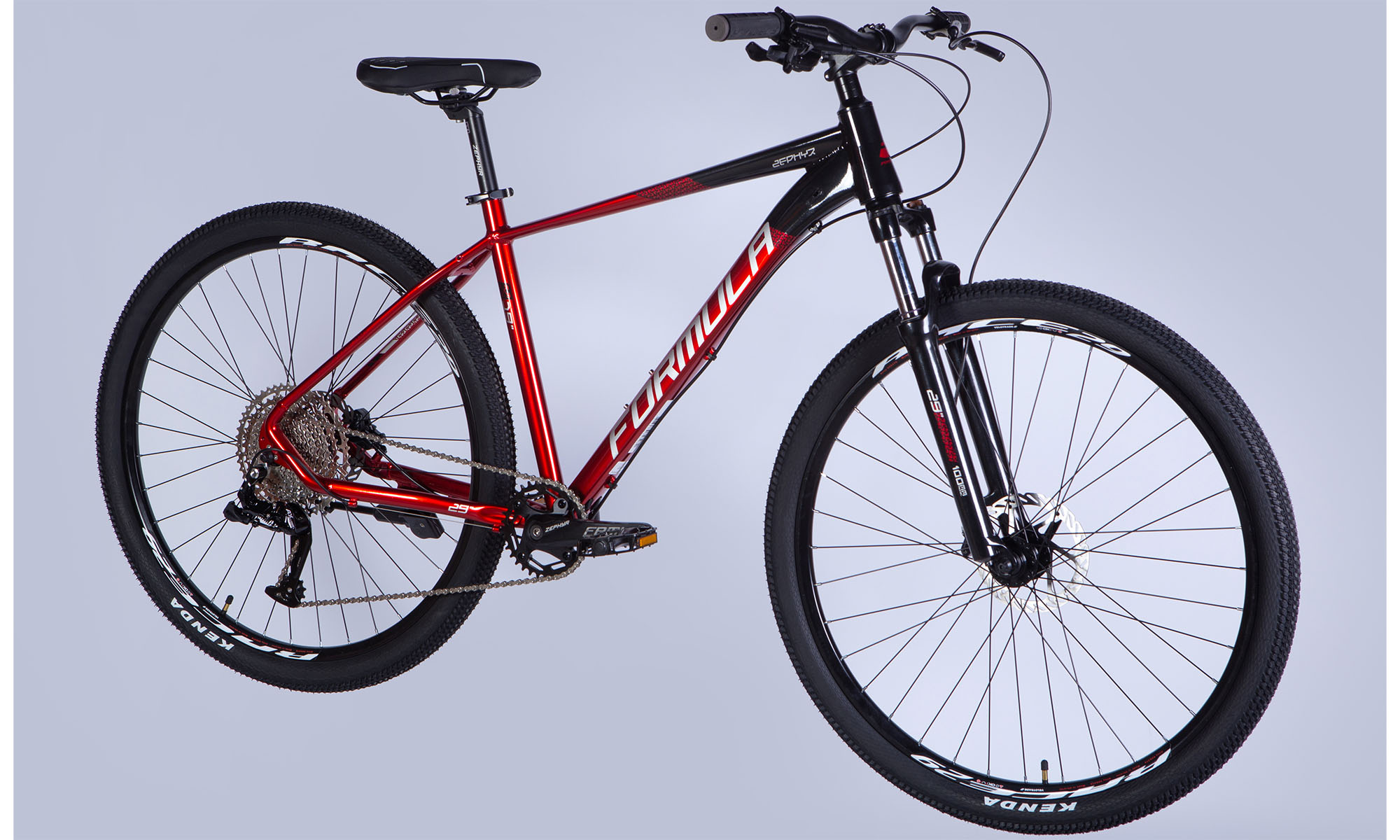 Велосипед Formula ZEPHYR PRO HDD 29", размер XL, рама 21", 2025, черно-красный 5
