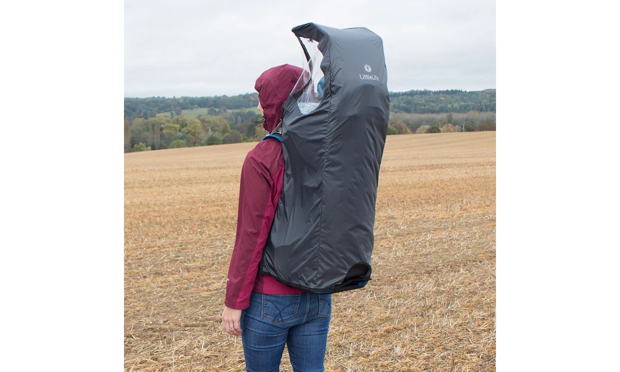 Чохол від дощу для рюкзаків для перенесення дитиниLittle Life Child Carrier grey 3
