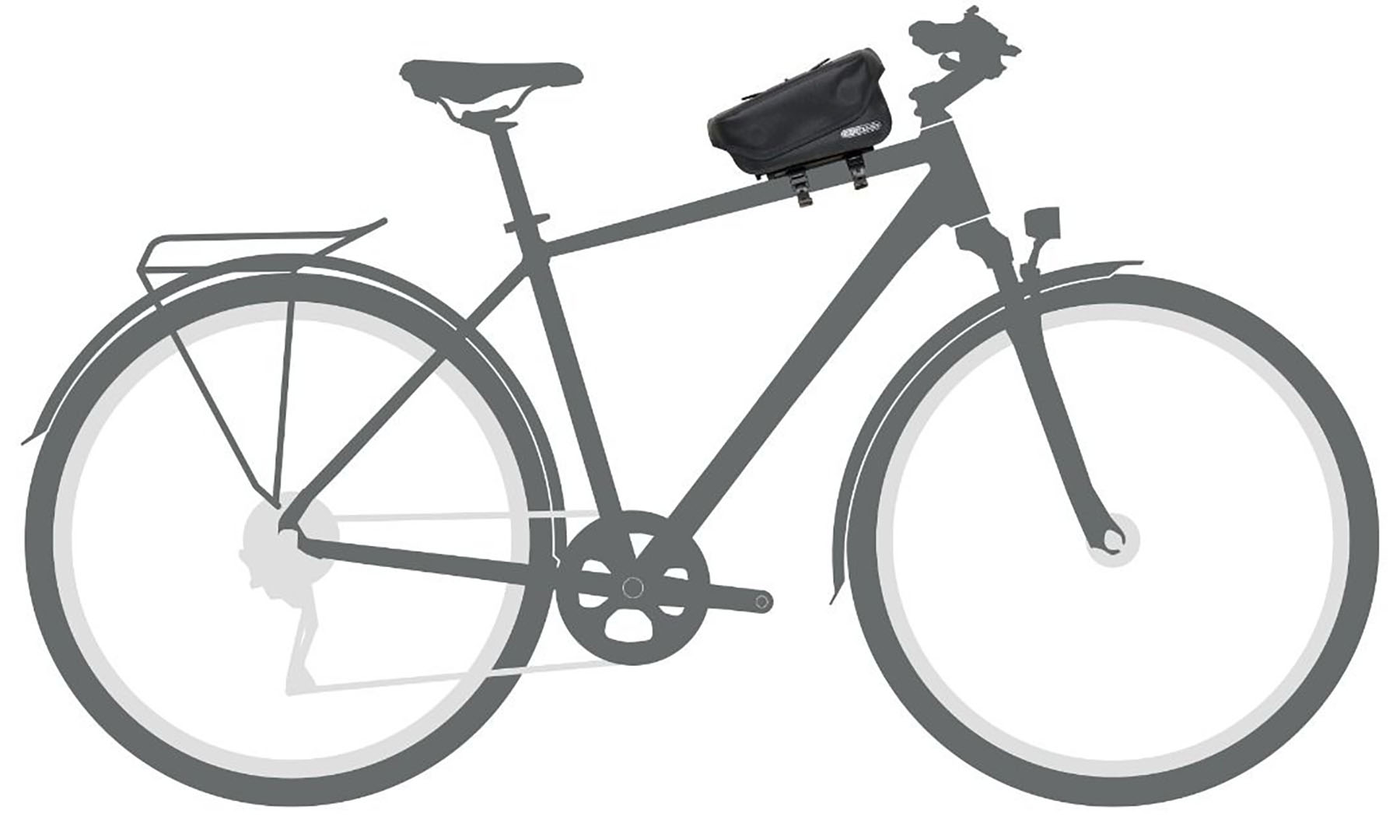 Гермосумка на раму Ortlieb Toptube-Bag чорна 1,5 л 3