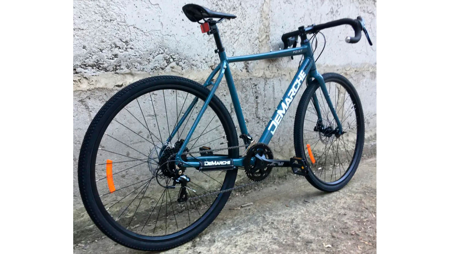Фотография Велосипед DeMARCHE Gravel Point 2x9 28" размер L 2022 Серый 10