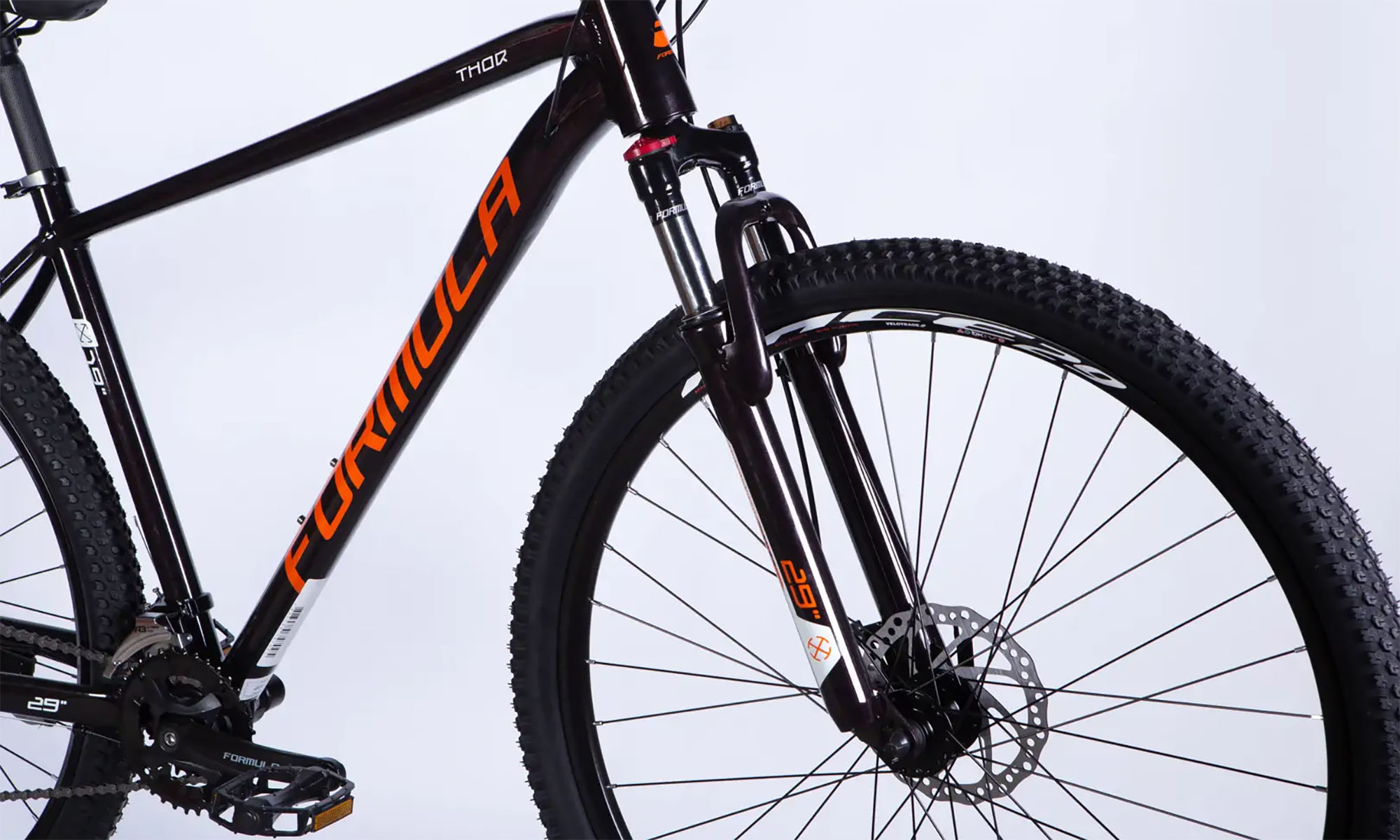 Велосипед Formula THOR DD CS 29", размер L рама-19", год 2026, медно-черный с оранжевым 5