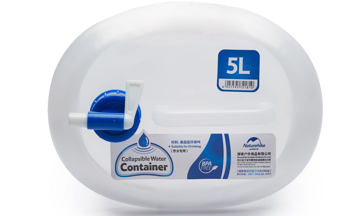 Каністра для води складана Naturehike LDPE4 NH14S002-T, 5 л 3 Каністра для води складана Naturehike LDPE4 NH14S002-T, 5 л 3