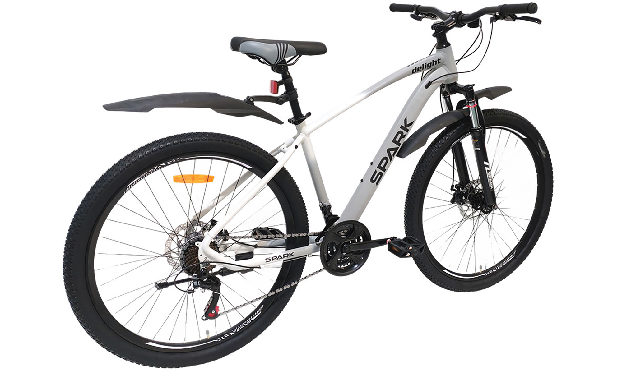 Велосипед SPARK DELIGHT 27,5 розмір M, рама 17 ", 2025, сірий з білим 4