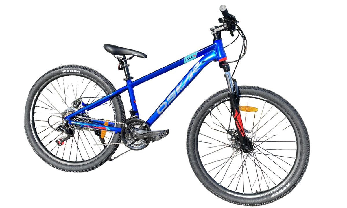 Фотография Велосипед Oskar Attack, 26", размер XS (13"), синий 2