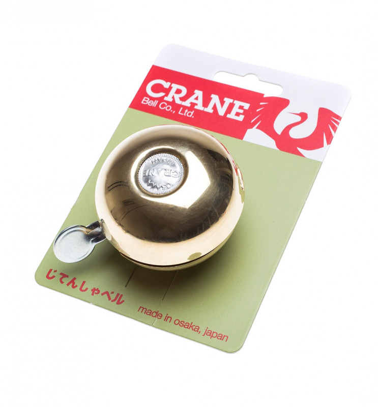 Дзвінок CRANE RITEN, Gold, 57мм латунь, скоба, Золотий 4