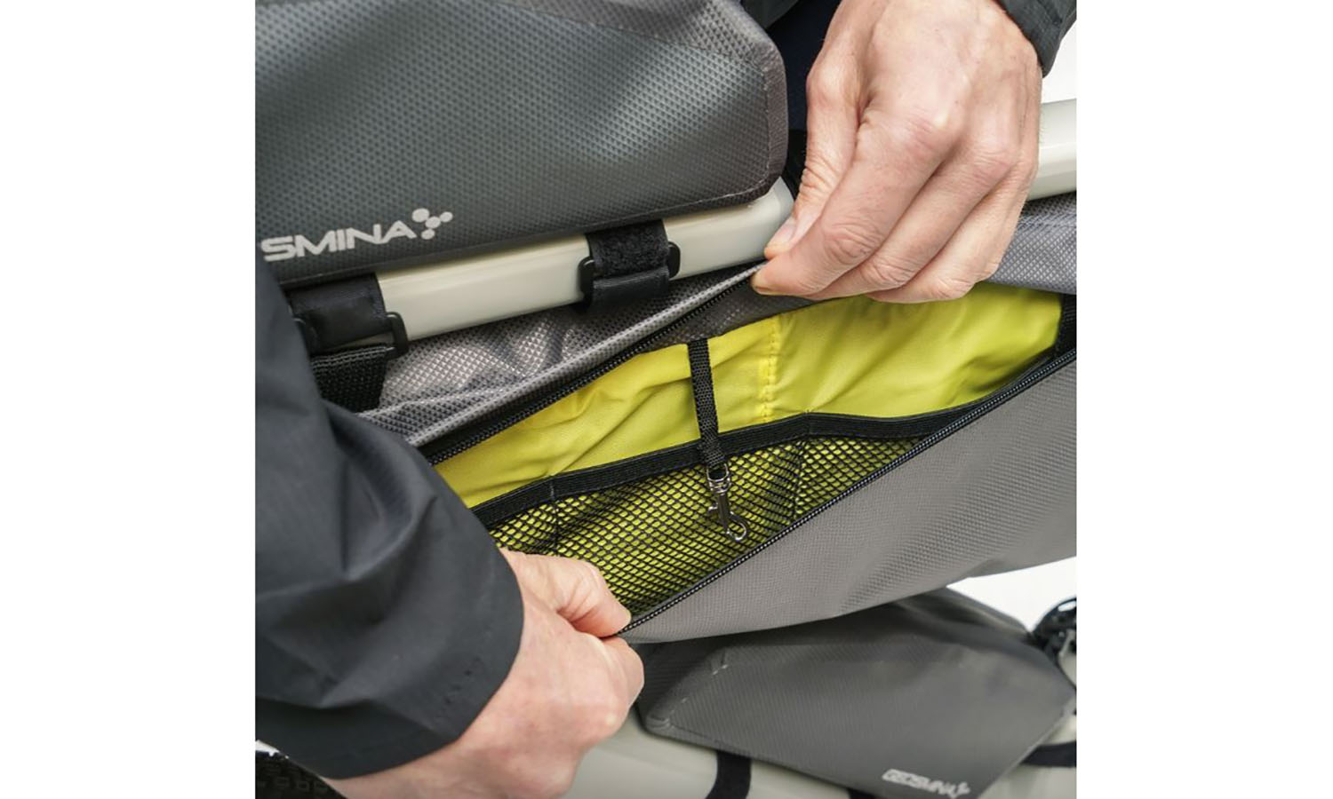 Сумка в раму GEOSMINA Medium Frame Bag 3.5 Liters 44/32x5.5x13cm 140g 4