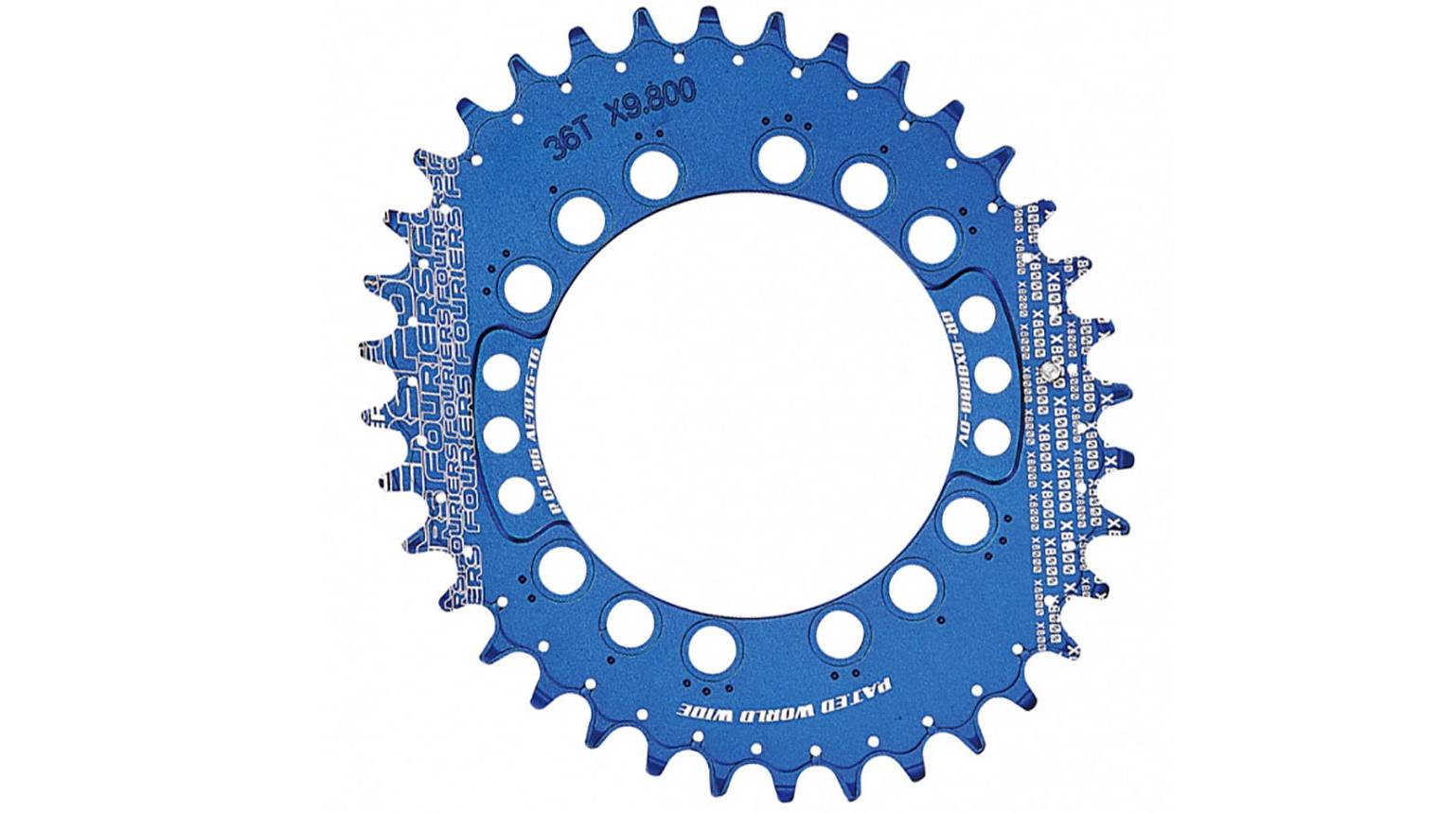 Фотографія Зірка шатуна Fouriers DX8000 NW Shimano XTR/pcd96 34Т, синій