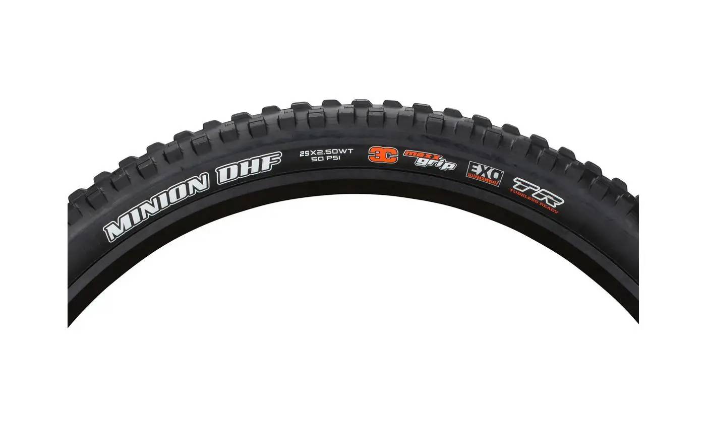 Покрышка Maxxis MINION DHF 29X2.50WT TPI-60 Foldable 3CG/EXO/TR 4 Покрышка Maxxis MINION DHF 29X2.50WT TPI-60 Foldable 3CG/EXO/TR 4