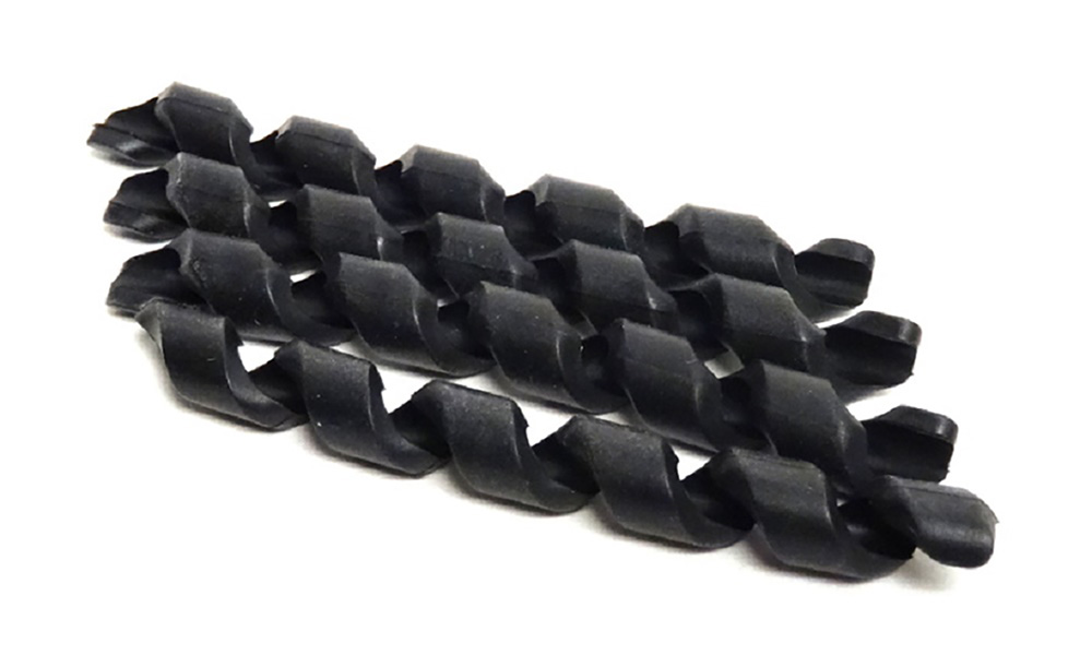 Фотография Защита рамы спиральная на оплётку троса Birzman, черная