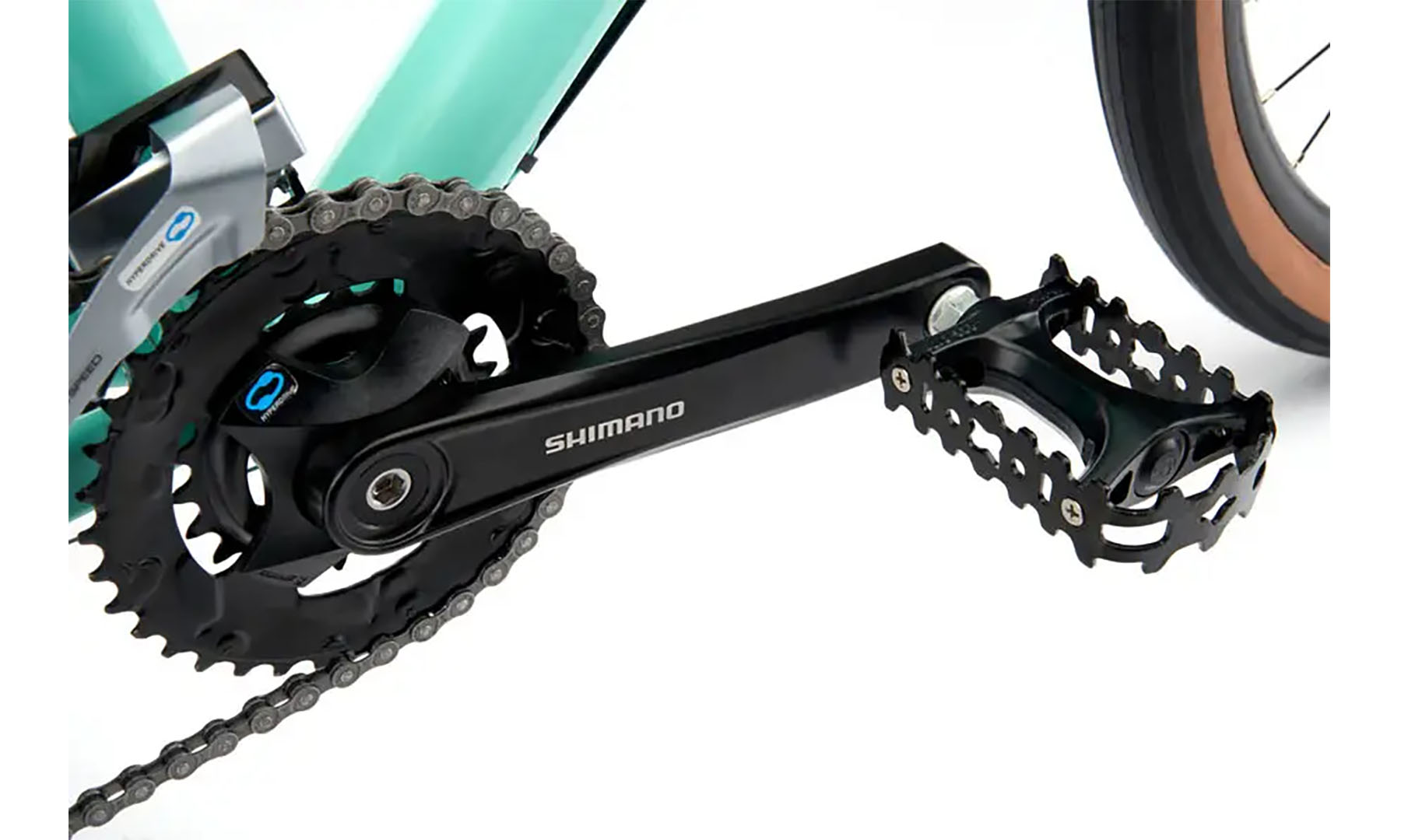Велосипед дорожній Kona Dew Green 27.5" розмір рами M, 2022, Mint Green (м'ятний) 6