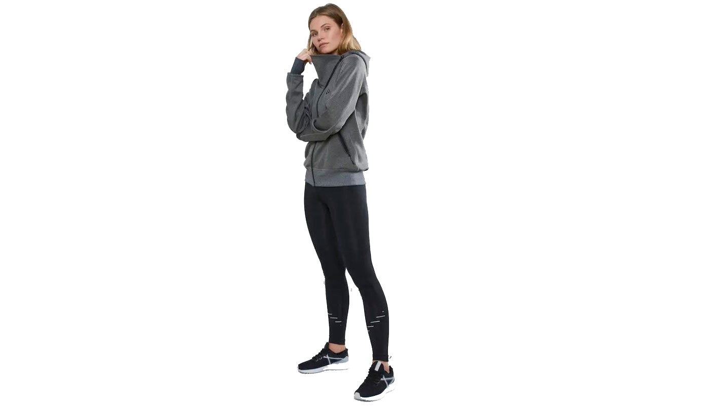 Кофта Craft Sports Fleece Assymetric жіноча, розмір S, сезон AW 19, сірий 5
