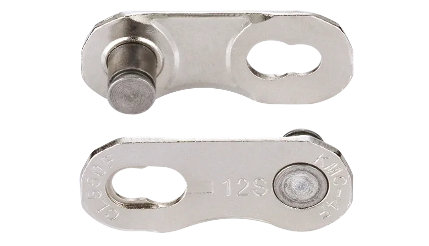 Замок ланцюга KMC Flat NR Silver, SRAM 13/12 шв., уп 2 шт., одноразовий 