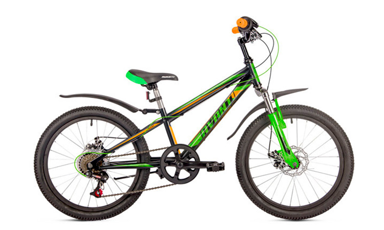 Велосипед Avanti SUPER BOY DISK 20" 2021 Зеленый