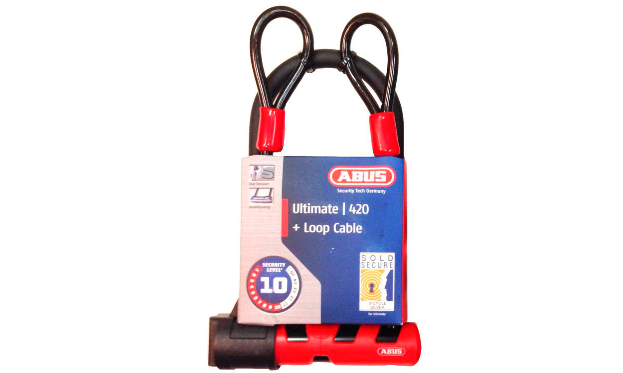 Фотографія Замок U-подібний ABUS 420/150HB140 Ultimate USH + 10/120