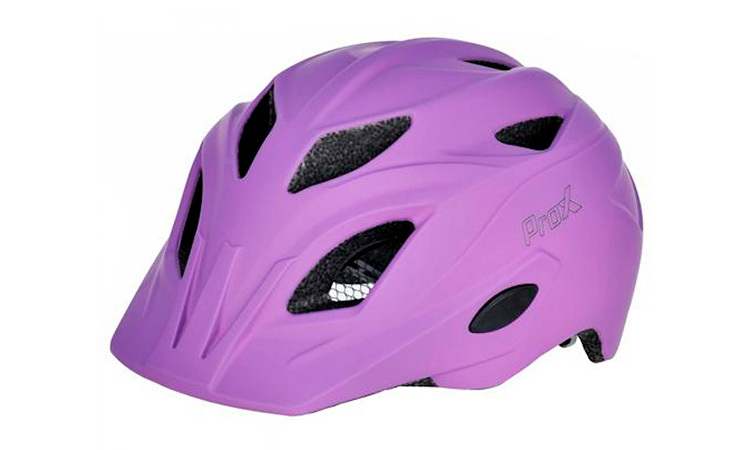 Фотография Шлем велосипедный ProX Flash размер M (52-56 см), Фиолетовый
