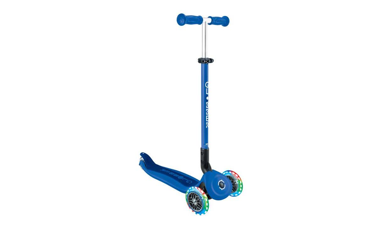 Самокат GLOBBER GO UP ACTIVE со светящимися колёсами, синий, 1+ 3