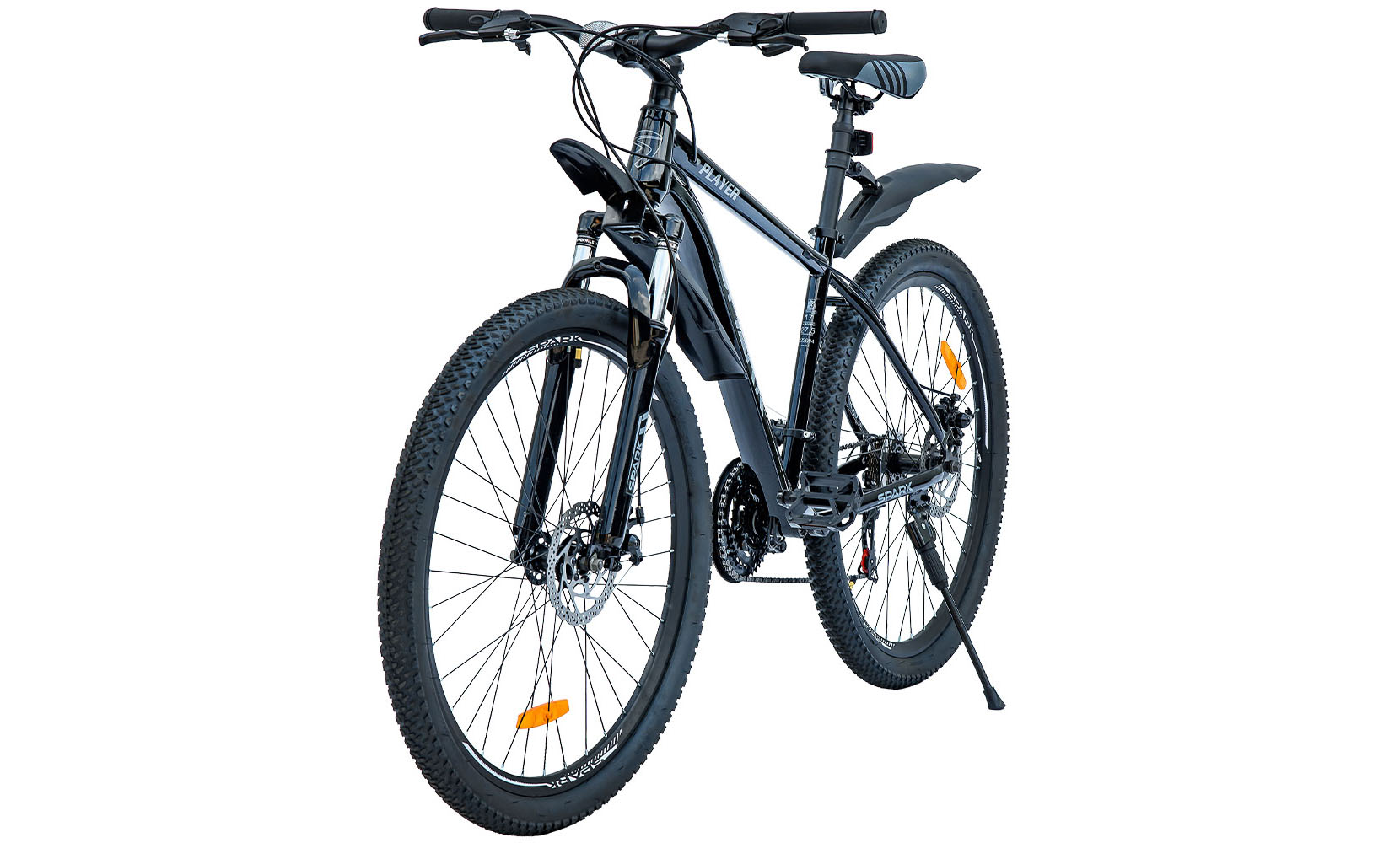 Велосипед SPARK PLAYER 27,5", розмір M, рама 17", рік 2025, чорний 2