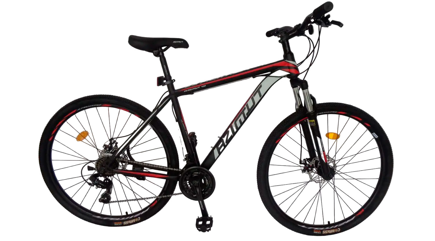 Фотографія Велосипед Azimut Aqua GD 29" розмір М рама 17 Чорно-червоний