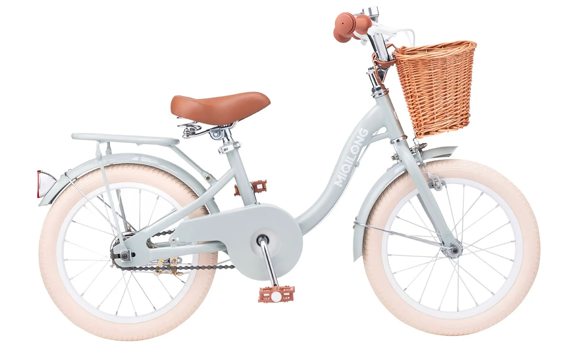 Детский велосипед Miqilong LS 16", One size, 2025, оливковый 6
