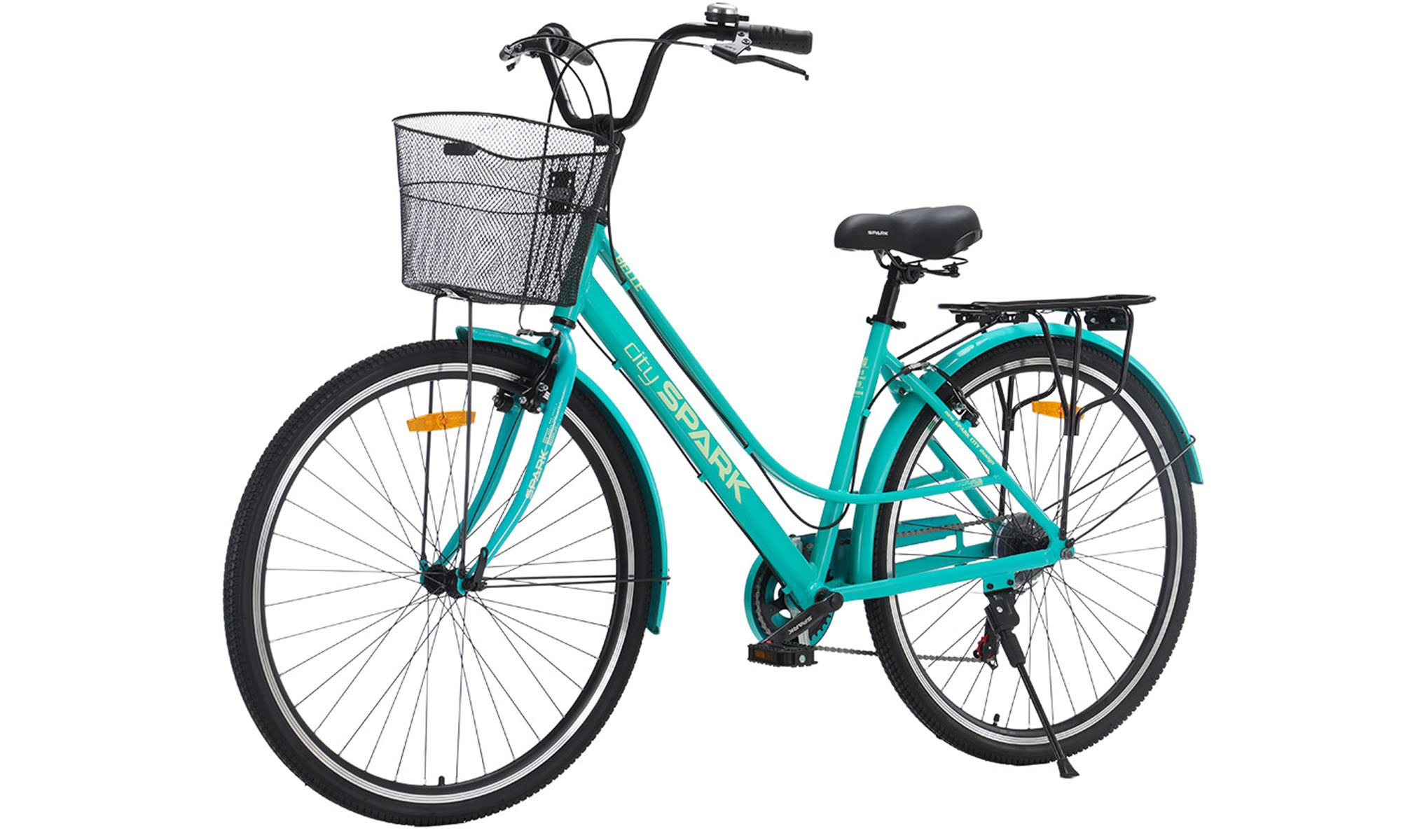 Велосипед SPARK CITY BELLE 28", розмір L, рама 18", рік 2026, бірюзовий 3 Велосипед SPARK CITY BELLE 28", розмір L, рама 18", рік 2026, бірюзовий 3