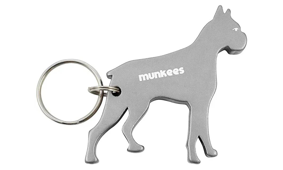 Брелок-відкривашка Munkees 3453 Pug сірий Брелок-відкривашка Munkees 3453 Pug сірий