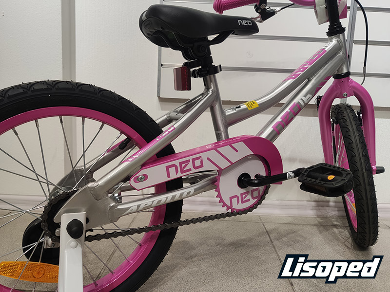 Велосипед 16" Apollo NEO girls (2019) 2019 Серебристо-фиолетовый 2