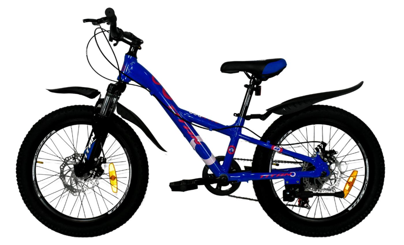 Фотографія Велосипед Titan CALYPSO 20" рама 10" 2022 Синій Рожевий 3