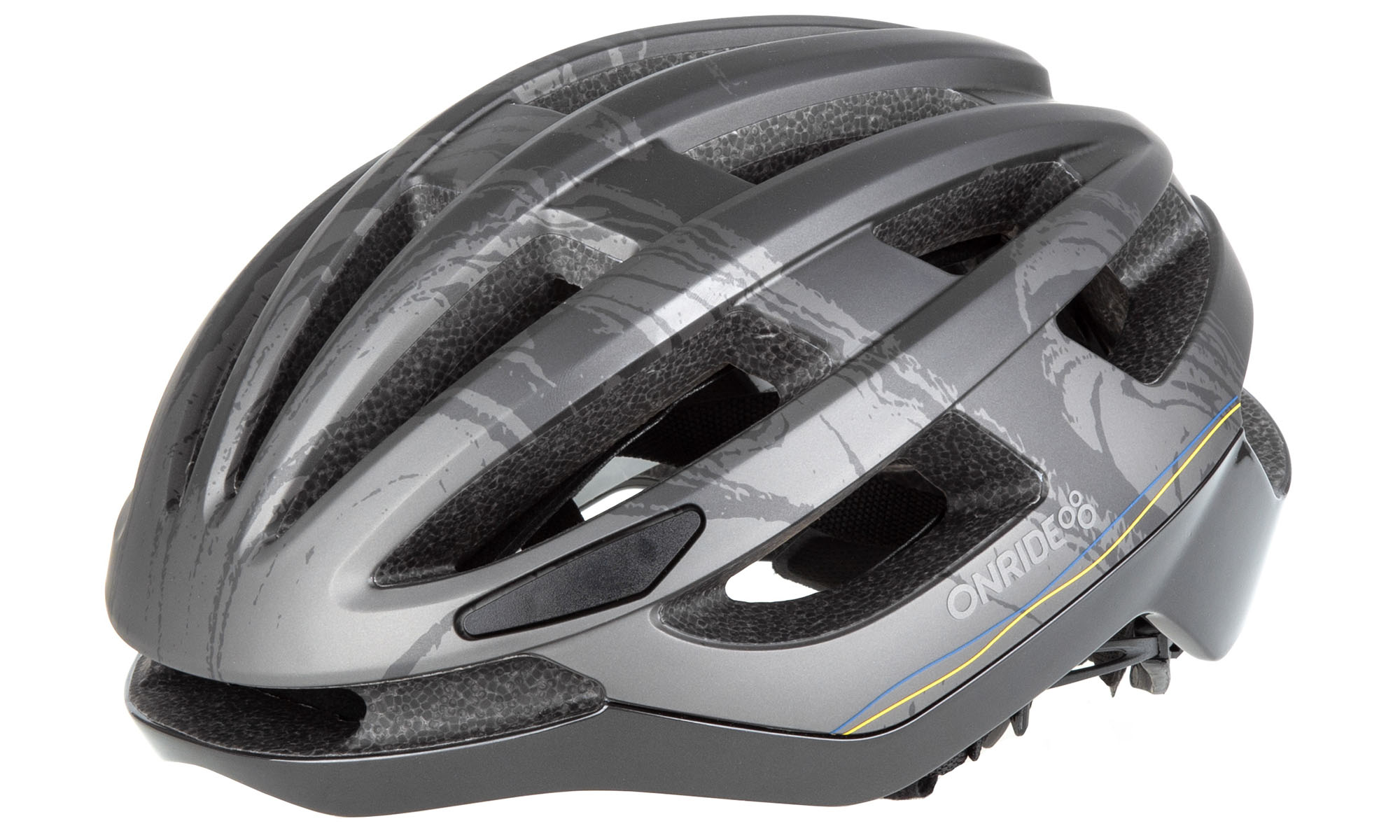 Шлем ONRIDE Focus, M (55-58 см), черный / серый, Cool Max подушечки Шлем ONRIDE Focus, M (55-58 см), черный / серый, Cool Max подушечки