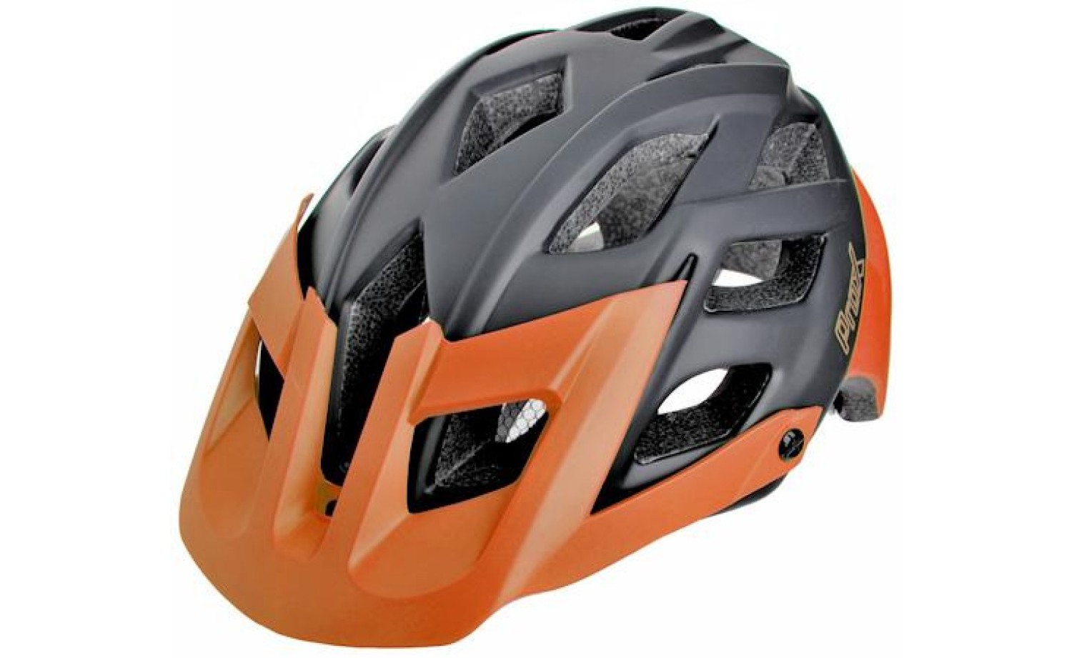 Фотография Шлем велосипедный ProX Thor, размер L (58-61 см)  black/orange 2