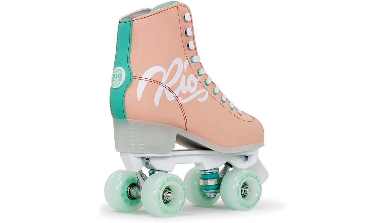 Ролики Rio Roller Script, размер 38, Розово-зеленый 5 Ролики Rio Roller Script, размер 38, Розово-зеленый 5