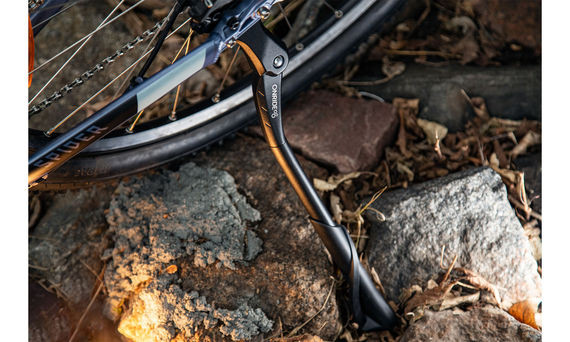 Подножка ONRIDE E-Forward D40 24"-29" под два болта 40мм черная 3 Подножка ONRIDE E-Forward D40 24"-29" под два болта 40мм черная 3