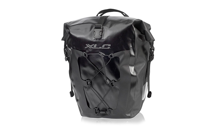 Фотография Комплект водонепроницаемых сумок XLC (2 шт), объем 20 л,  21x18x46см, черный