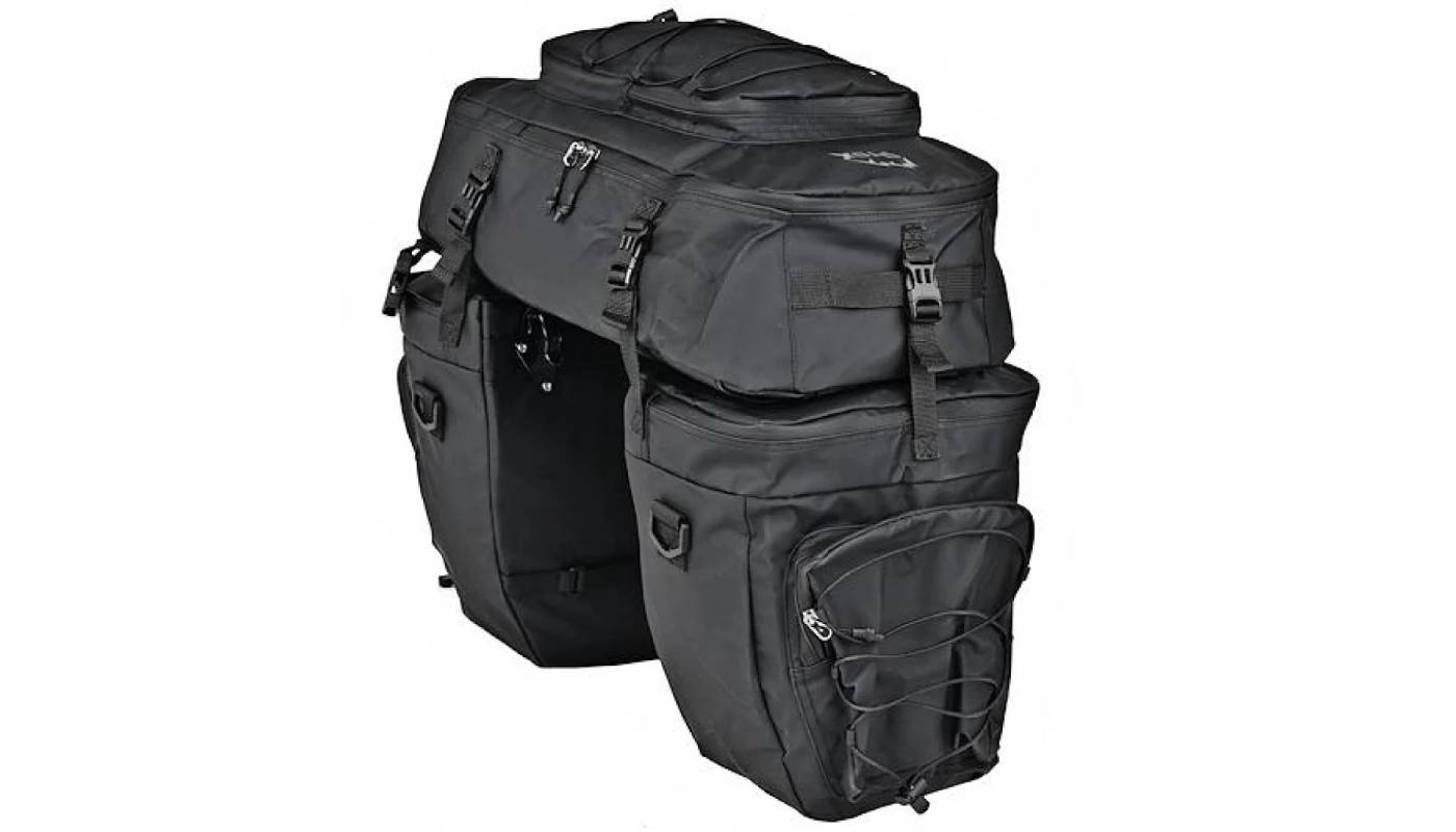 Велосумка на багажник ProX Montana 728 17L+31L, черный 3 Велосумка на багажник ProX Montana 728 17L+31L, черный 3